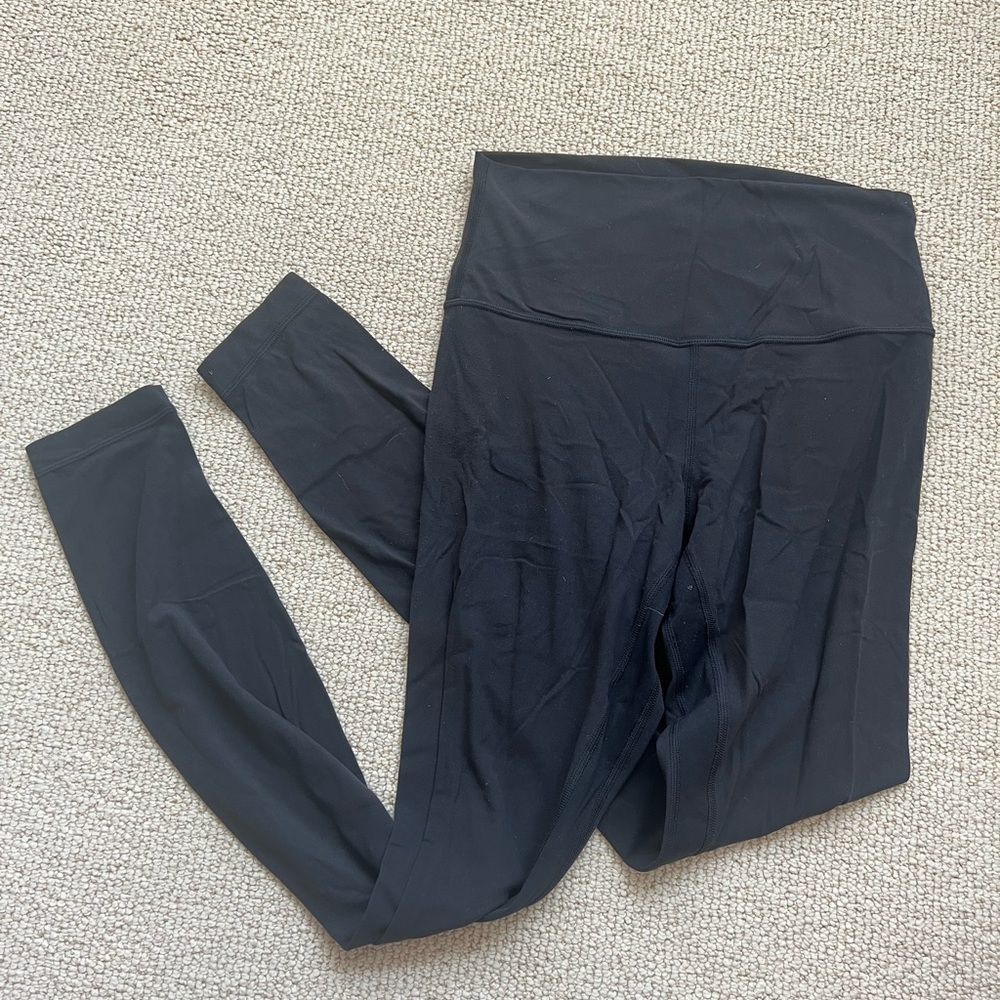Lululemon black align leggings 28”